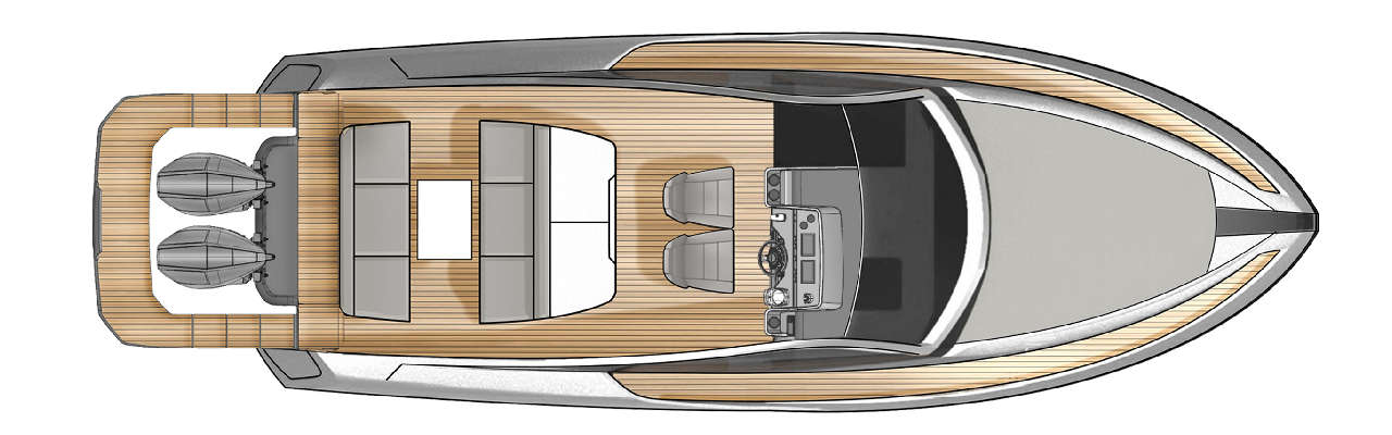 Fairline F//Line 33 layout 7