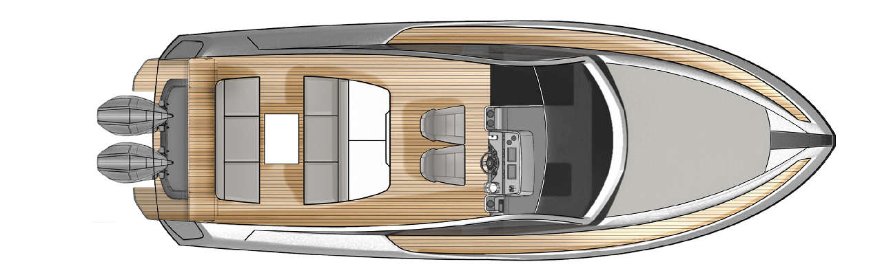 Fairline F//Line 33 layout 8