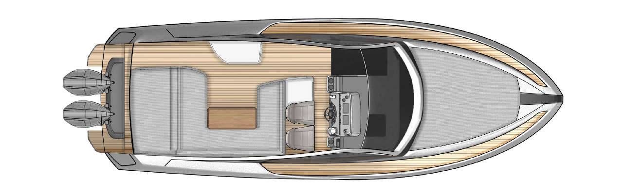 Fairline F//Line 33 layout 10
