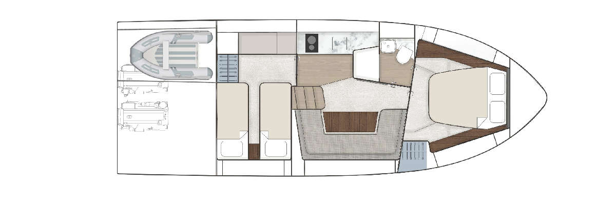 Fairline Targa 40 layout 1