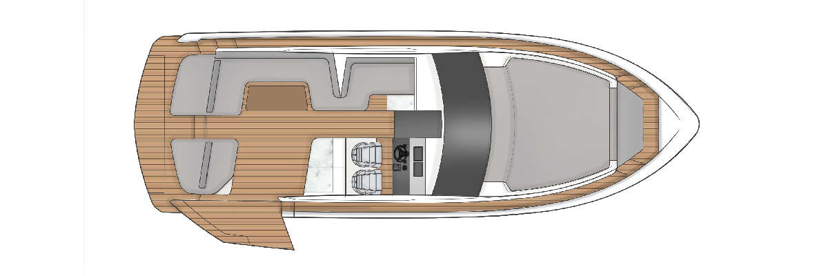 Fairline Targa 40 layout 3