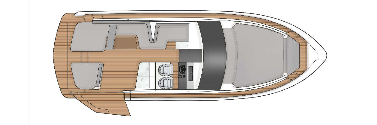 Fairline Targa 40 layout 4