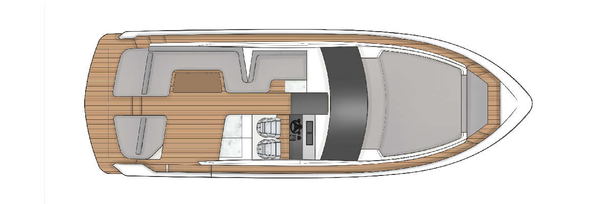 Fairline Targa 40 layout 5