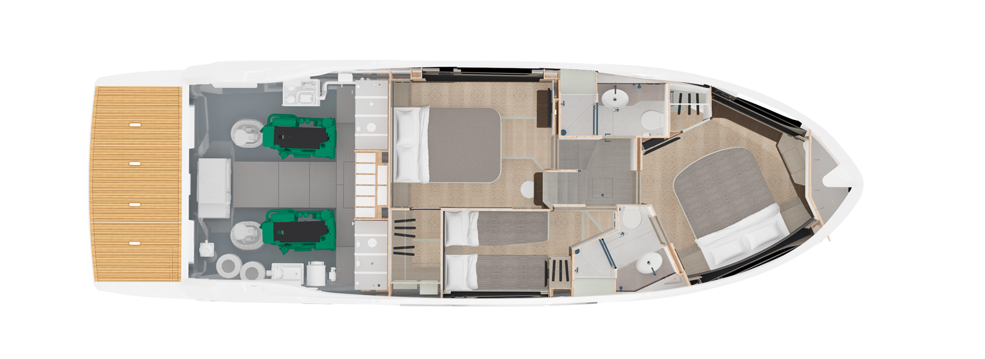 Absolute 48 Coupe LowerDeck 2